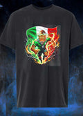 Mexican Pride Jaguar Running Soccer Player 10 Mexico Team Shirt