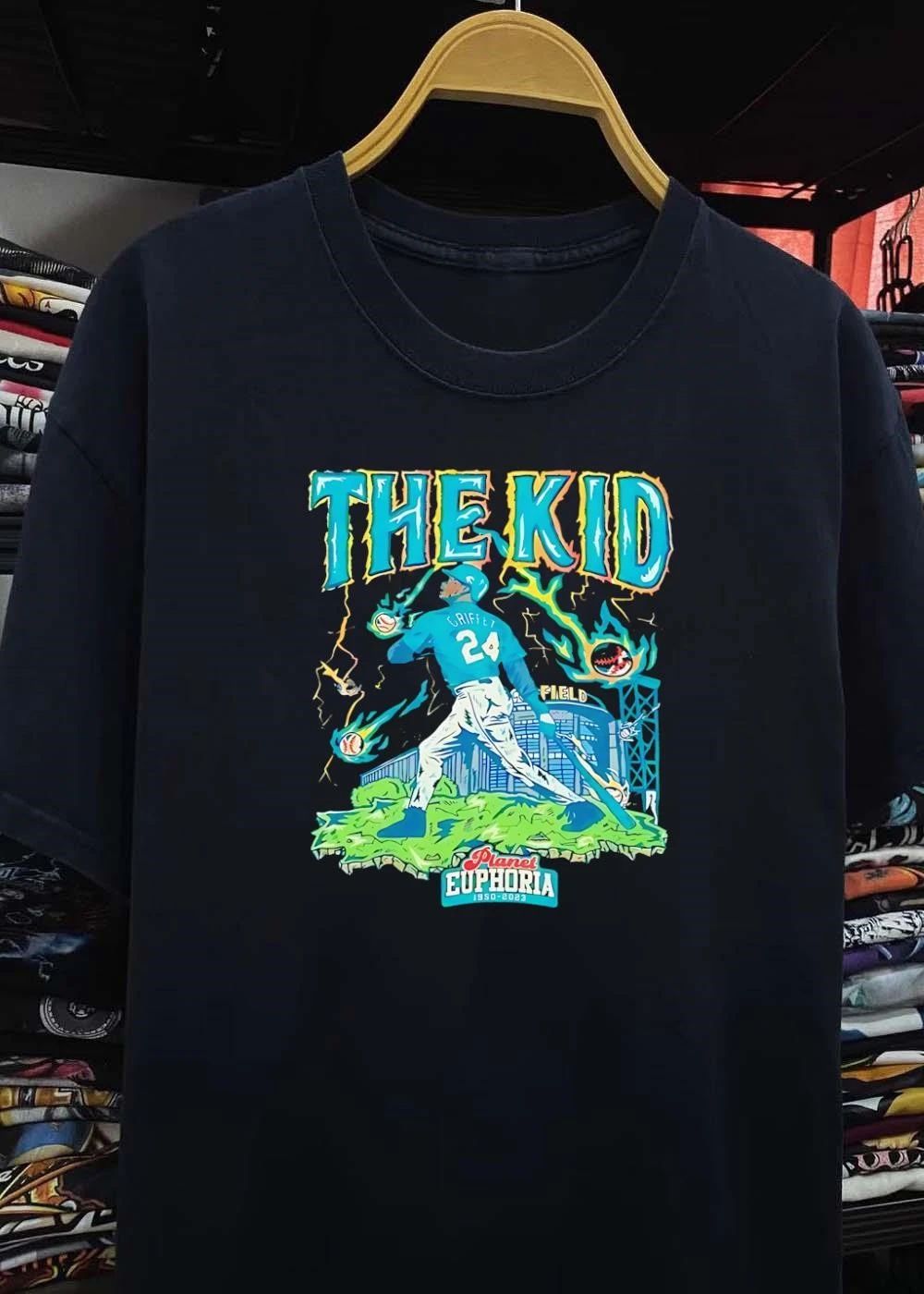 Ken Griffey Jr Seattle Mariners MLB The Kid Griffey 24 field Planet Euphoria shirt