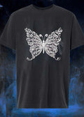 Musical Notes Abstract Art Musical Butterfly Shirt