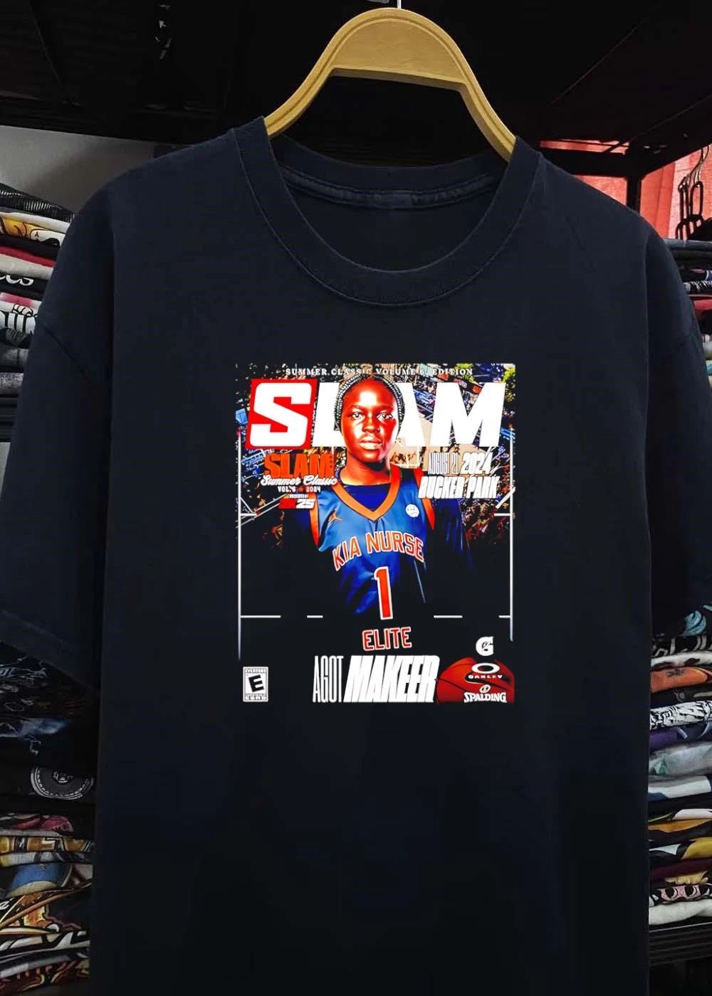 Agot Makeer at the SLAM Summer Classic Volume 6 shirt