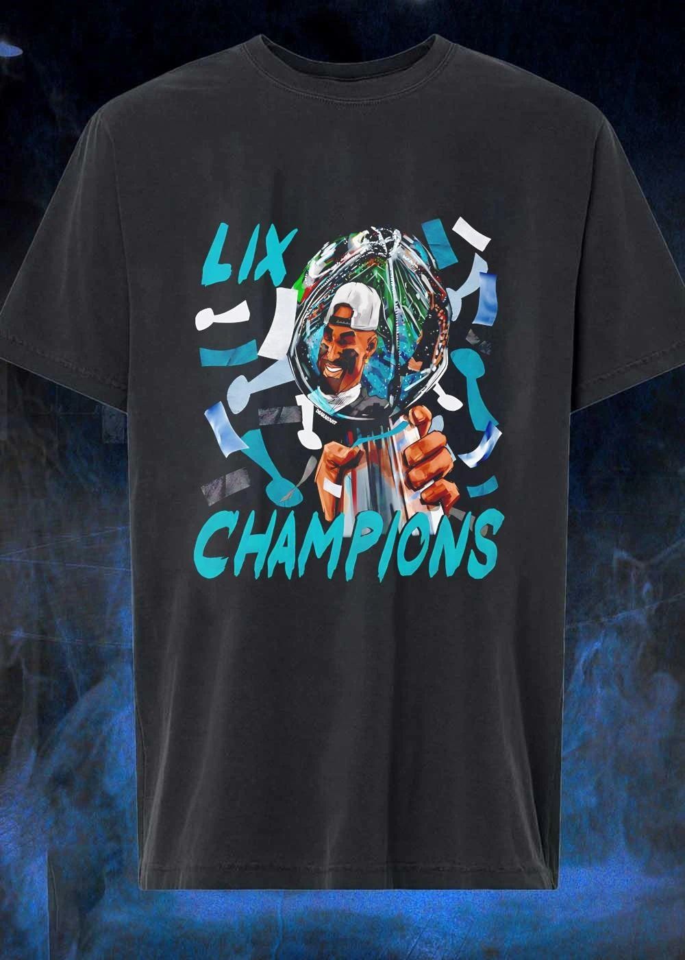 Jalen Hurts Image In Cup Champions Lix shirt