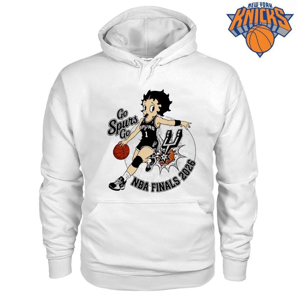 San Antonio Spurs Betty Boop Fan Art Go Spurs Go NBA Finals 2026 Shirt