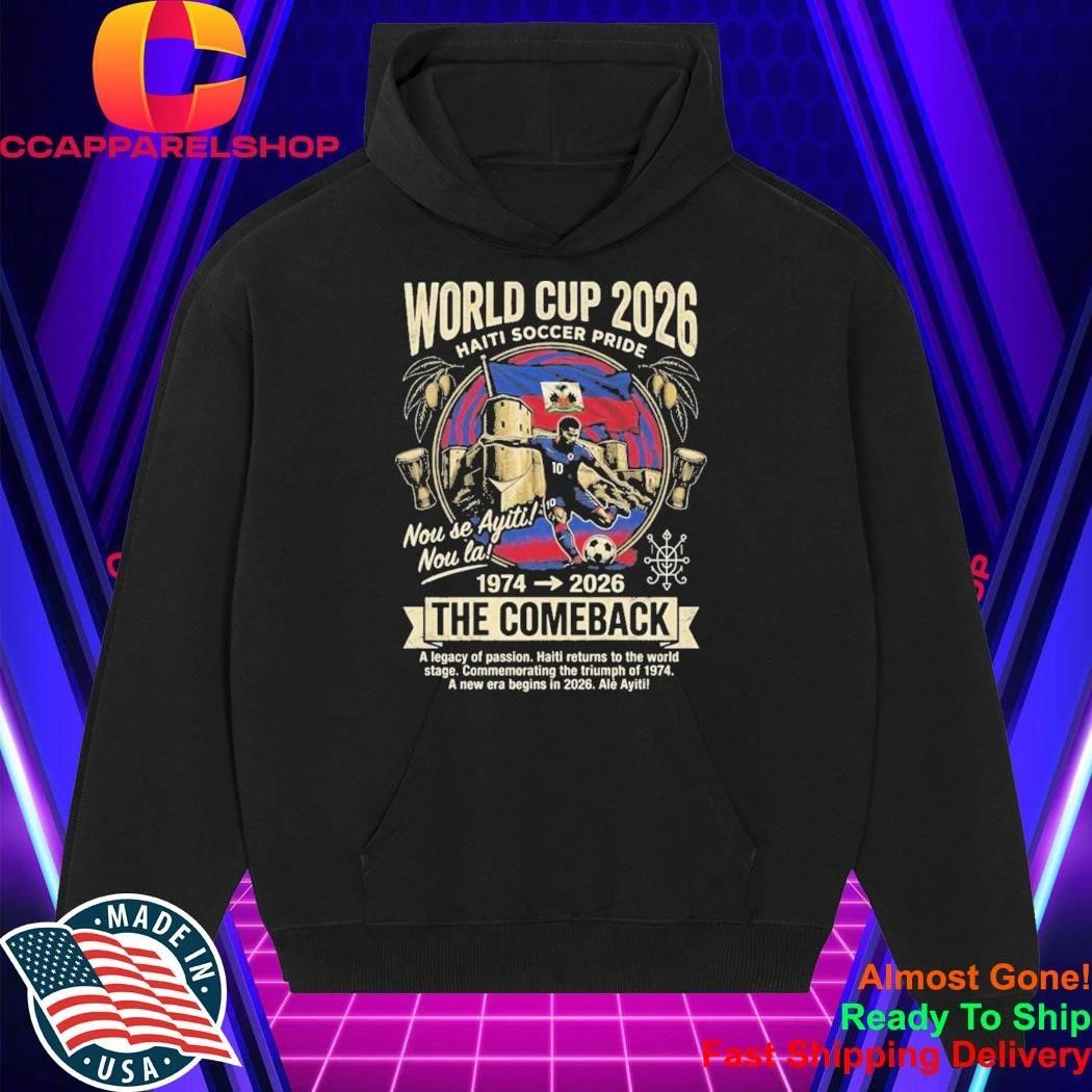 World Cup 2026 Haiti Soccer Pride The Comeback Shirt