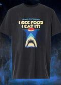 Seafood Diet I See Food I Eat It Shark Donut Shirt