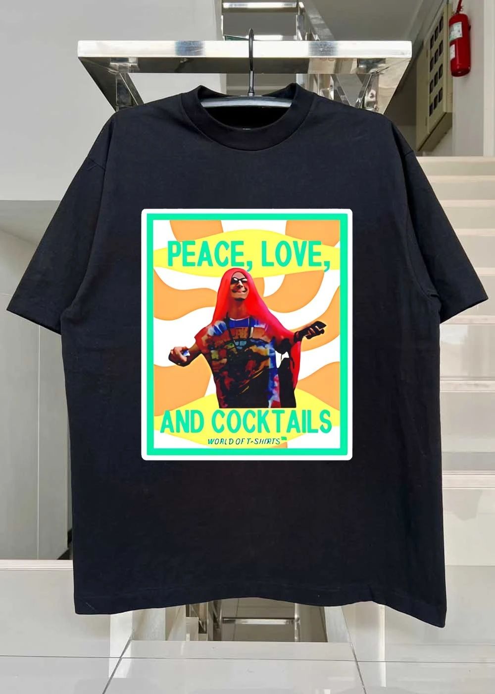 Worldoftshirts Peace Love And Cocktails shirt