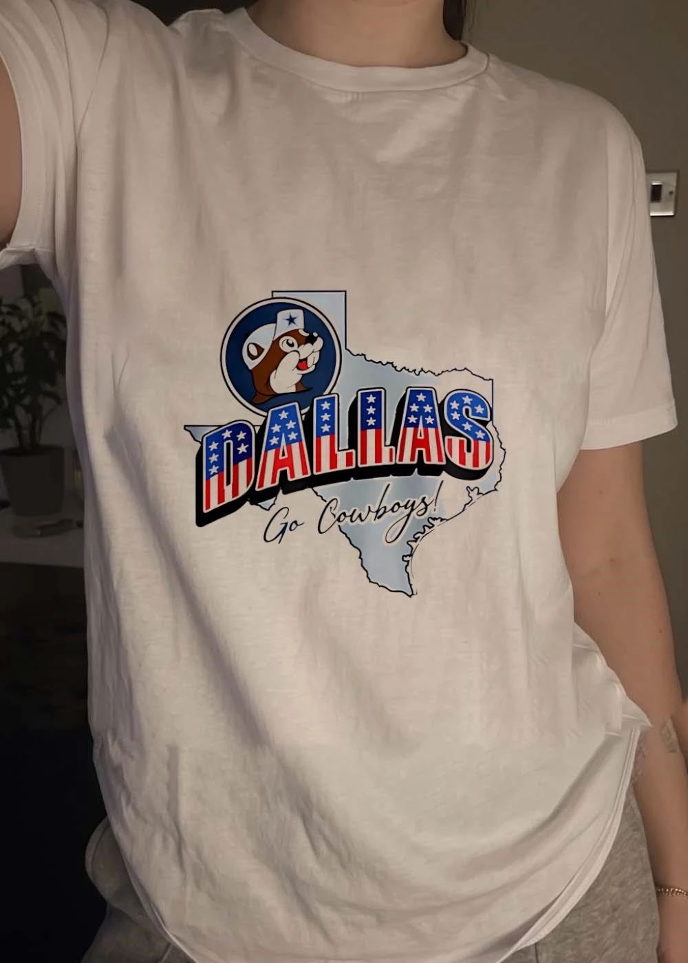 Dallas Cowboys x Buc-ee’s Patriotic map shirt