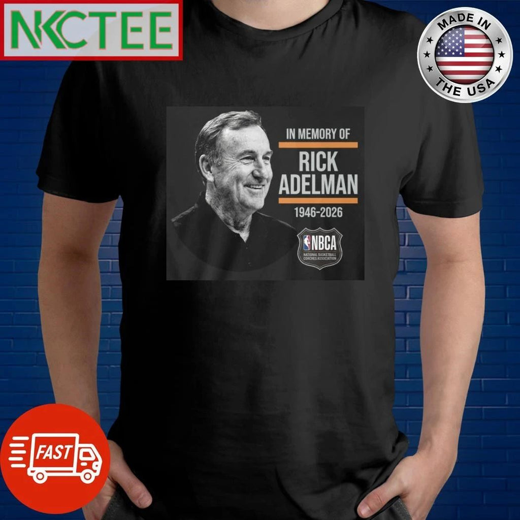 Hall of Fame Rick Adelman Memorial Shirt-Honoring a Basketball Legend