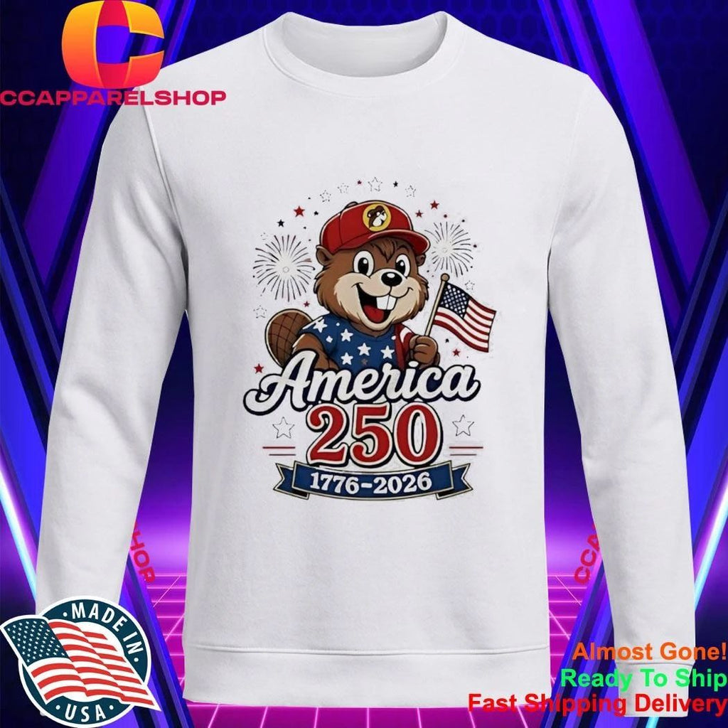 Buc-ee’s Patriotic America 250 Celebration 1776-2026 USA Shirt
