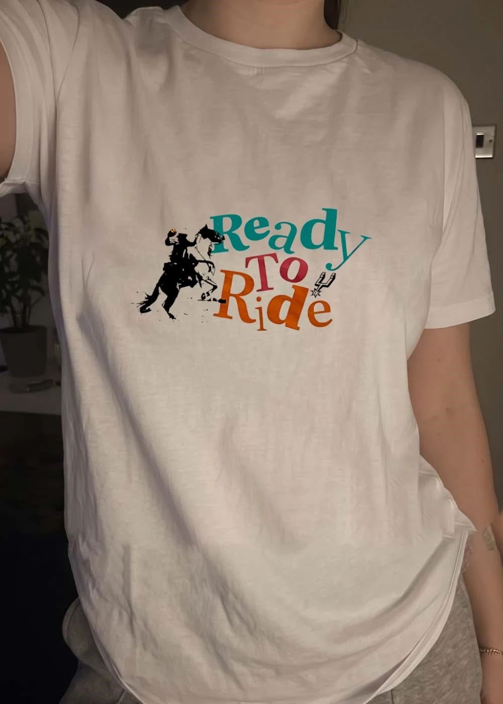 Spurs Fan Gear Ready to Ride San Antonio Spurs T-Shirt