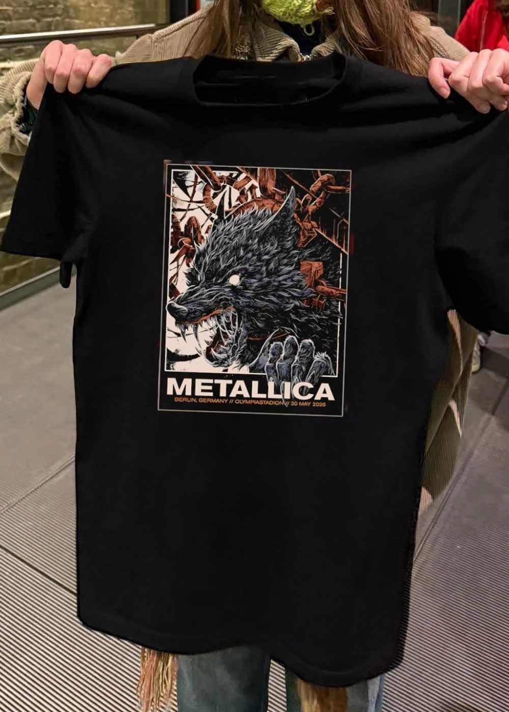 Wolf Metallica Metallica Berlin Germany Olympiastadion 30 May 2026 shirt