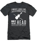 Violin Virtuoso  Musician Tee  Funny I Might Look Like Im Listening But In My Head Im Playing Violi T-Shirt
