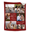 Personalized Couple Blanket with Photos, Custom Romantic Picture Blanket, Anniversary Gift For Couples, Love Story Throw Blanket, Wedding Gift, Valentine’s Day Blanket